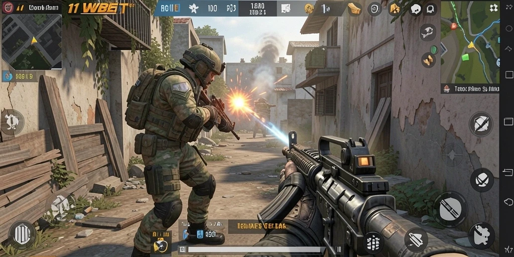 Tampilan menegangkan dari gameplay <strong>11WBET</strong> saat pertempuran sengit.