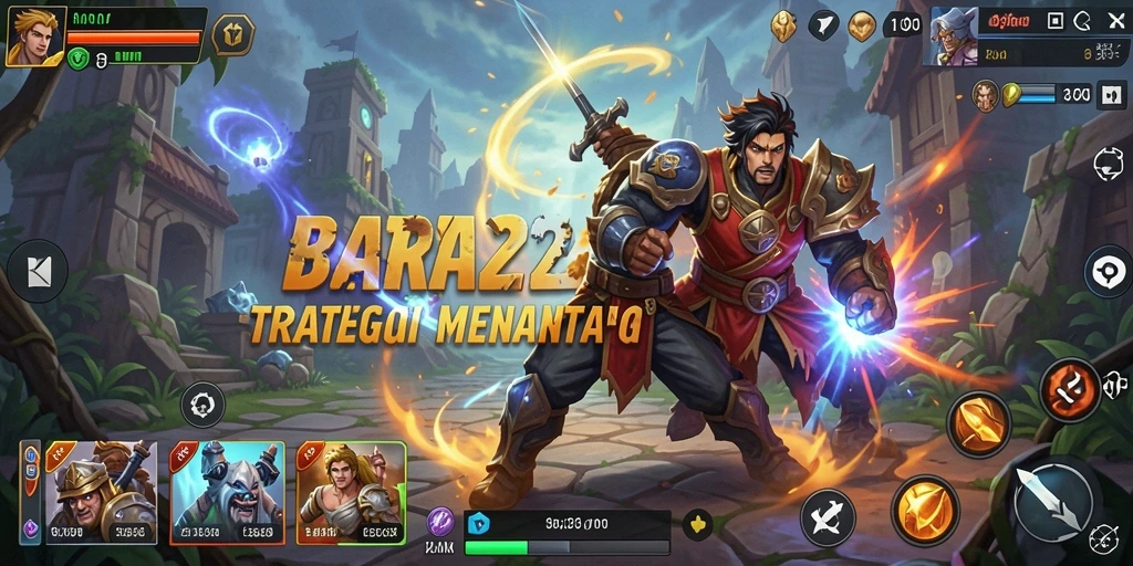 Tampilan gameplay menegangkan dalam BARA22 yang menanti Anda.