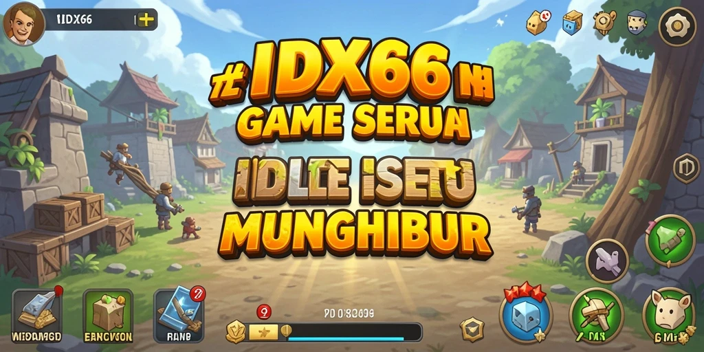 Screenshot utama IDX66 menampilkan gameplay seru dan santai bagi pemain.