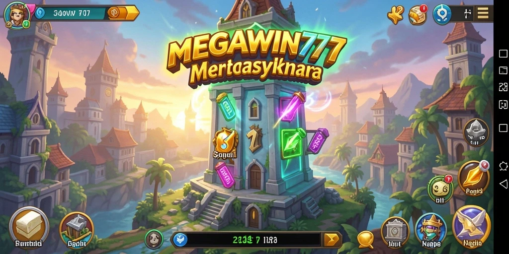 Gameplay seru pertahanan menara di MEGAWIN777.