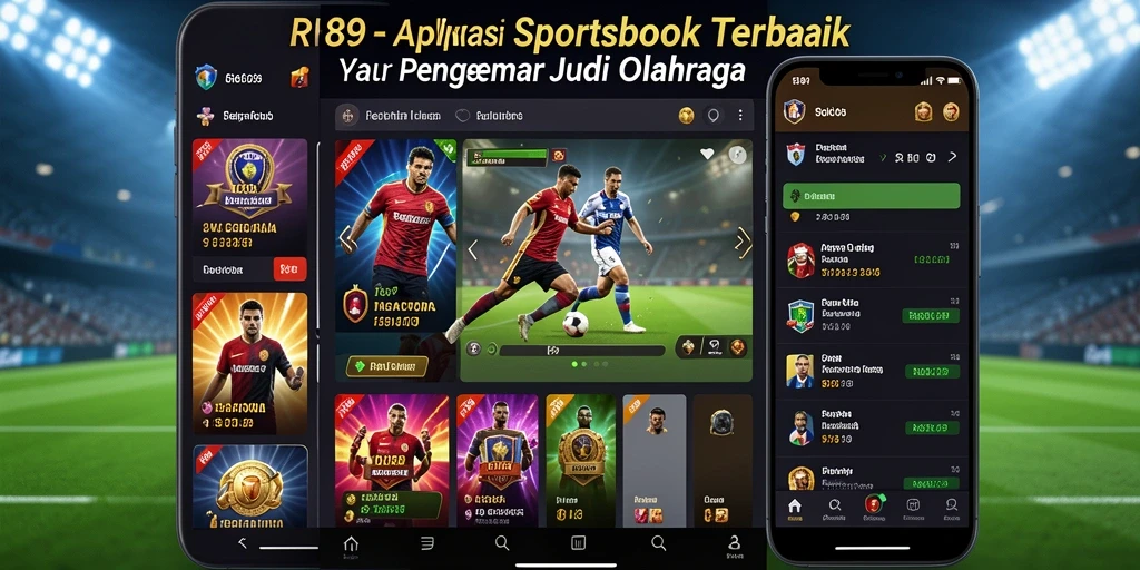 Screenshot utama RR89 menampilkan pengalaman taruhan olahraga secara langsung.